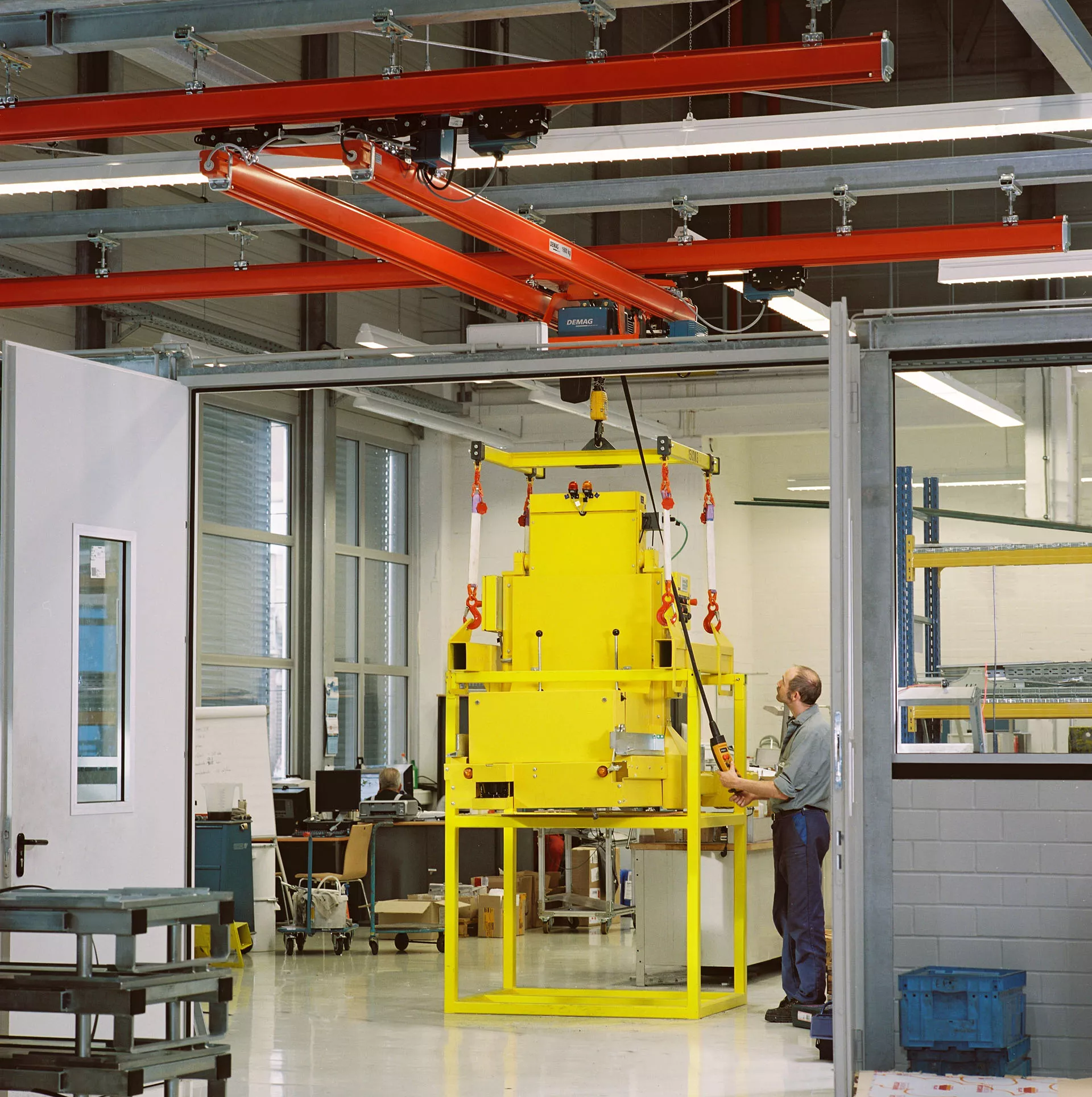 KBK double-girder suspension cranes
